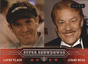 2006 Razor Poker #45 Layne Flack / Jerry Buss Front
